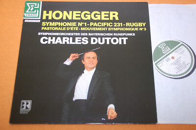 Dutoit Honegger Symphony No.1 Pacific 231 etc. French Erato Digital 80s NM