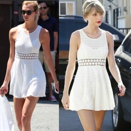 Free People Daisy Waist Dress in Ivory 
