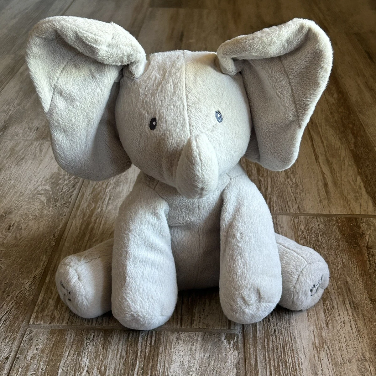 Baby GUND Flappy The Elephant Plush Toy Peek a Boo Animated Ears