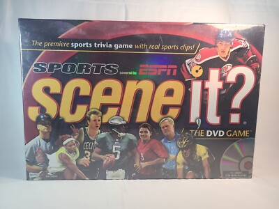 NIB SEALED 2005  Scene It? DVD Trivia Game - Sports Powered By ESPN - Complete