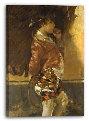 Kunstdruck Antonio Mancini - Ein Zirkusjunge