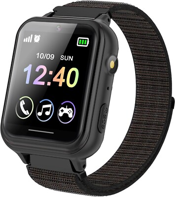 PTHTECHUS Kinder Smartwatch Spiele MP3 SOS Anrufen Nana-Sim   NEU  