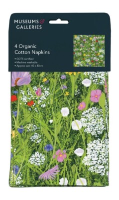 Wild Garden by Josephine Simon 4er Pack Servietten aus Bio-Baumwolle