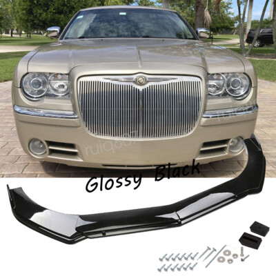 For Chrysler 300 C S SRT 2015-2023 Gloss Black Front Bumper Lip Spoiler Splitter