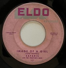 Safaris Image Of A Girl / 4 Steps To Love 45 rpm Eldo Doo-Wop (1960) vg-