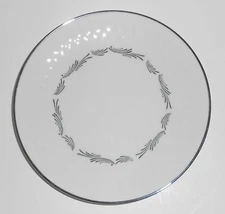 Noritake China Porcelain Platinum Sabina Bread Plate