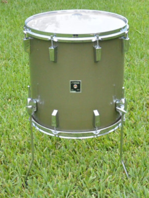 1970's SONOR 16'' PHONIC FLOOR TOM in METALLIC PEWTER for YOUR DRUM SET! LOT J353
