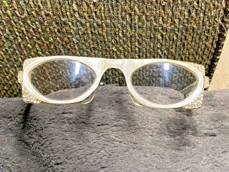 Óculos de madrepérola Ropco década de 1950 França ótimo estado - Imagem 3 de 4