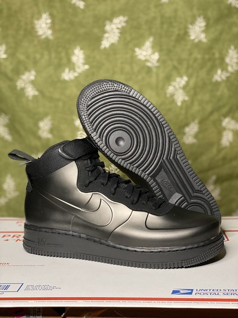 nike air force 1 foamposite cup triple black