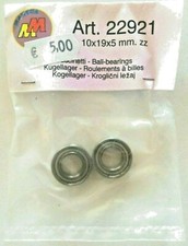 MANTUA MODEL RICAMBI AUTO RC - CUSCINETTI BALL-BEARING 10x19x5mm 2PZ ART 22921