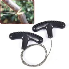 Outdoor Folding Pocket Chain Saw Survival Camping Hiking Gardening Handle Saw