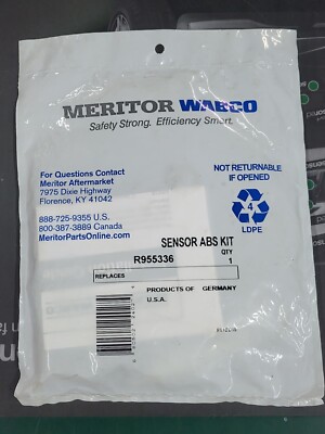 R955336 Sensor ABS Kit - Genuine Meritor Wabco OEM Part | eBay