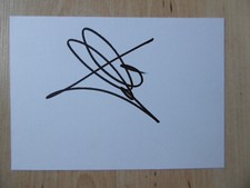 Talla 2XLC DJ autograph signed 10x15 cm index card