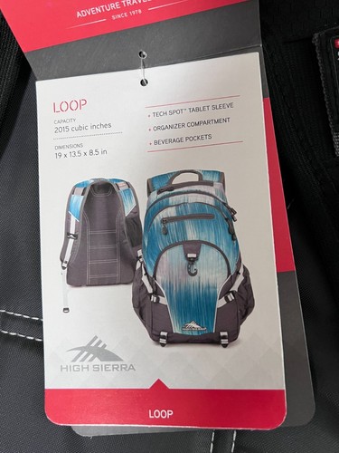 High Sierra Loop Backpack NEW - Picture 9 of 16