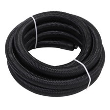 8an An8 12 Inch Fuel Line Hose Braided Nylon Stainless Steel Oil Gas Cpe 10ft