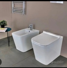 serie sanitari wc sedile bidet ceramica