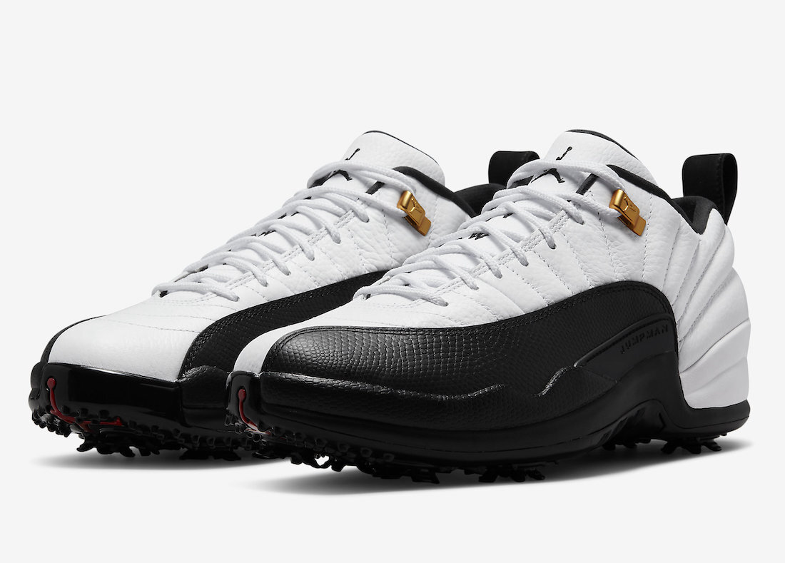 Nike Air Jordan XII 12 G Golf Taxi Белый Черный Золотой DH4120-100 sz 7 Мужские