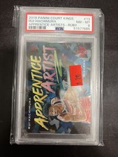 2019 panini court kings apprentice artist ruby Rui Hachimura PSA 8