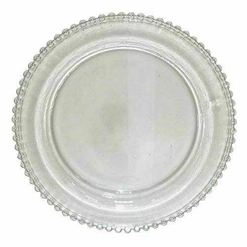 Piatti da servizio in argento vetro
