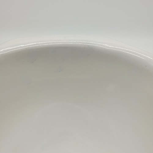 Bennington Vermont Potters 1880 Morning Glory Blue Batter Bowl Pour Spout 24oz - Picture 6 of 10