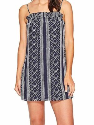 dolce vita blue dress $203 Women's Hadley Sleeveless Embroidered Shift Size S la dolce vita party