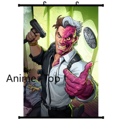 Pop Anime Game Poster Role Two-Face Painting Wall Scroll Poster 60x90cm ...