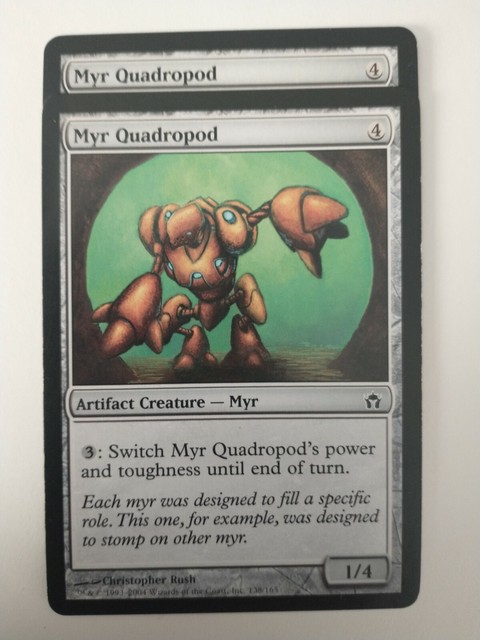 Magic: The Gathering - Myr Quadropod - Fifth Dawn Colorless Card