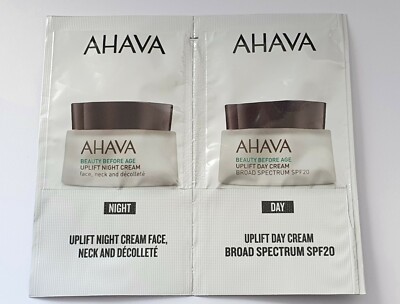 AHAVA Beauty before age - Uplifting Night Cream & Day Cream 3ml Duo Sachets x 1
