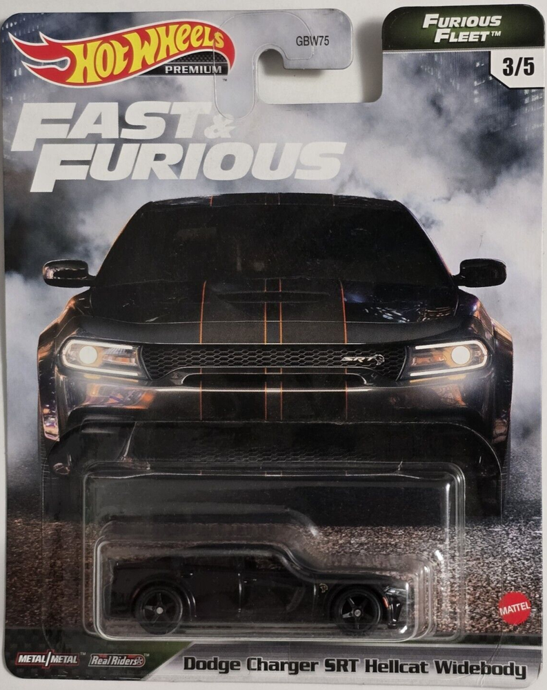 2021 Hot Wheels Fast & Furious Dodge Charger Hellcat Furious Fleet 3/5 - Corners