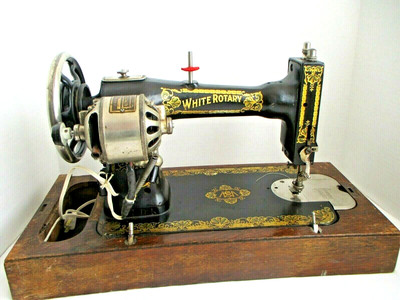 Sewing Machines - Vintage White Sewing Machine