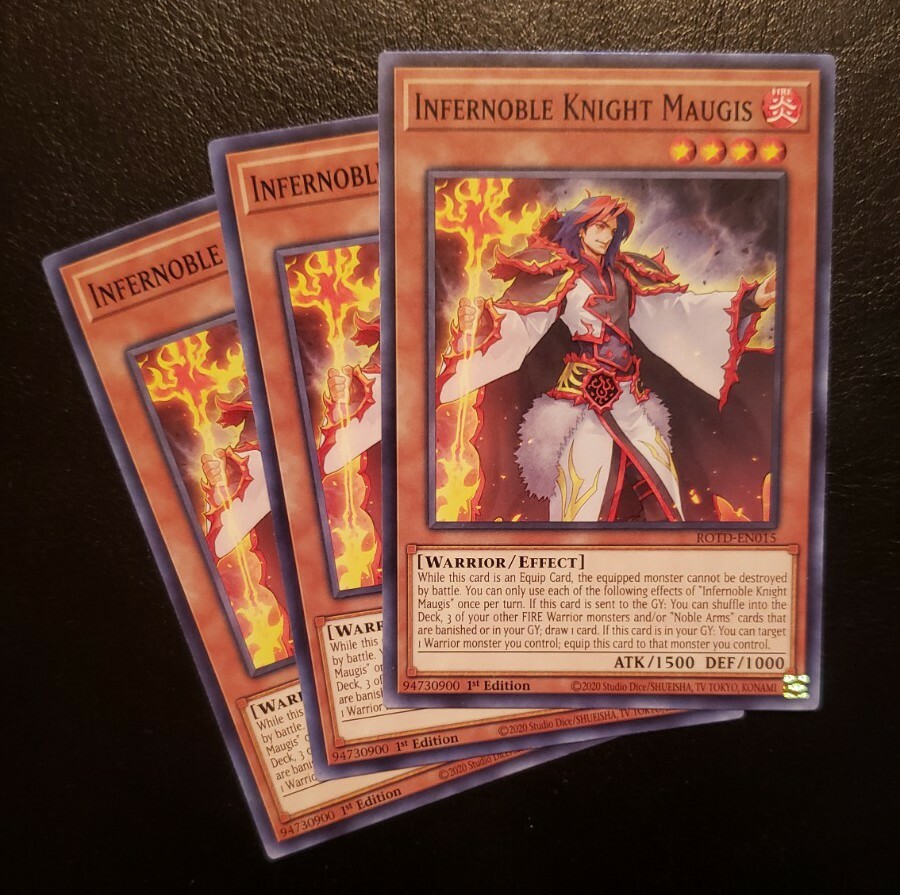 infernoble deck yugioh Complete Custom for Yu-Gi-Oh! then you can equip 1 FIRE Warrior monster from your Deck to this card as an Equip Spell that gives it 500 ATK Yugioh Infernoble Knight Maugis Playset