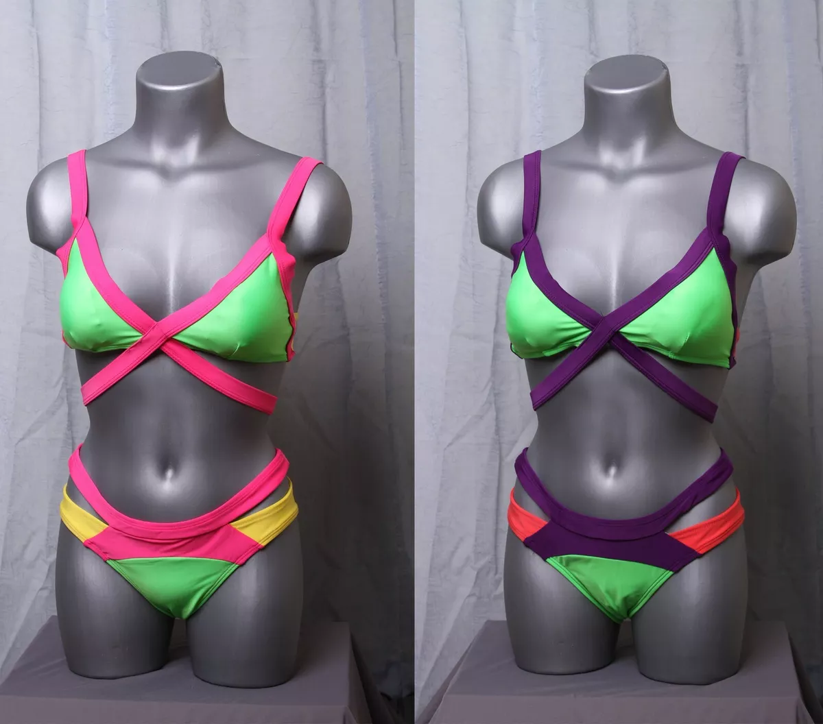 Bright neon sale bikinis