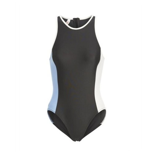 NWT Solid & Striped Women's The Carson One Piece Swimsuit Black Blue Size M - Picture 4 of 9