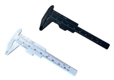 Mini Caliper Vernier Sliding Gauge Plastic 80...