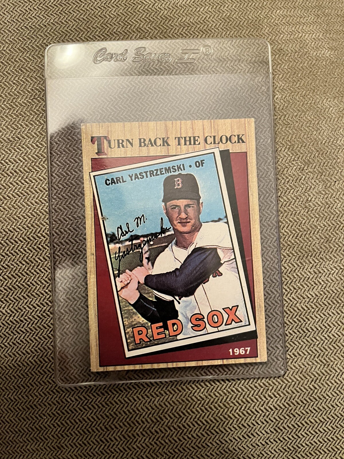 1987 Topps 314 Carl Yastrzemski RED SOX TURN BACK THE CLOCK baseball