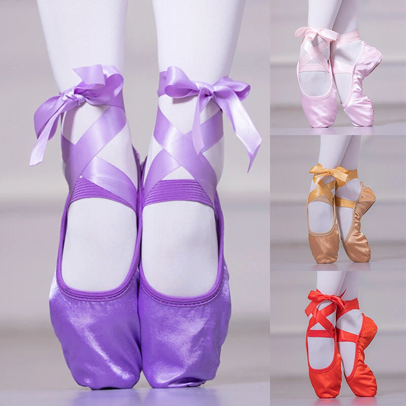 Purple cheap pointe shoes