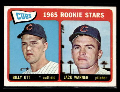 1965 Topps #354 Cubs 1965 Rookie Stars (Billy Ott / Jack Warner)