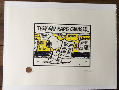 Mark Drew - They Say Rap Changed / Numbered & Signed (Hip Hop / Rap / Urban Art)