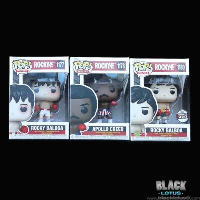 Funko Pop! Rocky Balboa Apollo Creed Gold Belt Specialty 45th IN STOCK Pop 1177