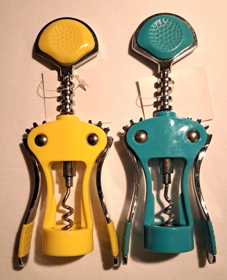 Korkenzieher - Weinflaschen - Öffner/Pfropfenzieher/Flügel/Metall/Kunststoff