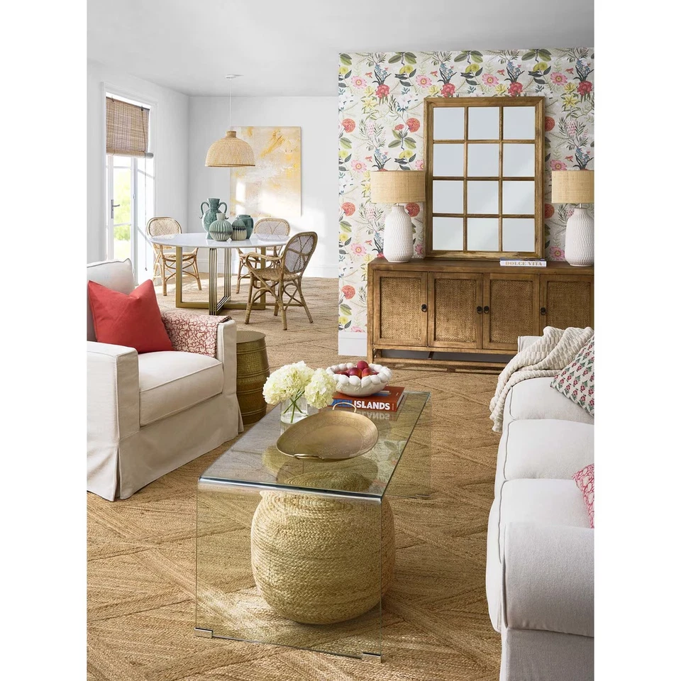 MODERNA MESA DE CENTRO PARA SALA / ESTAR EN CRISTAL TEMPLADO PRECINTADA ESTRENAR - Imagen 4 de 4