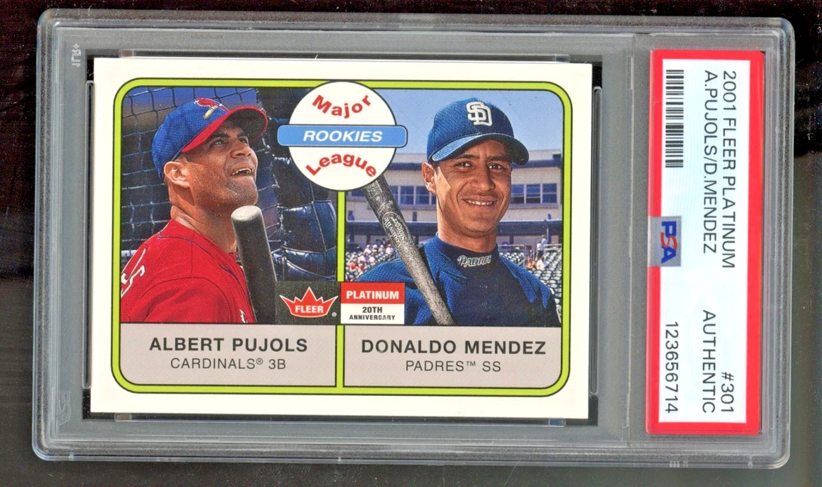 Fleer Albert Pujols Rookie Baseball Sports Trading Cards