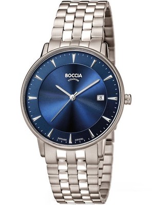 Boccia 3607-03 men`s watch titanium Mens Watch 39mm 5ATM