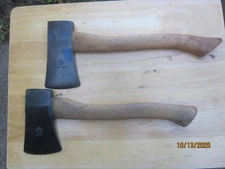 2 VG COND 1 1/4 LB MADE IN SWEDEN HATCHETS-1, HB (HULTS BRUK) & 1, S.A.W.