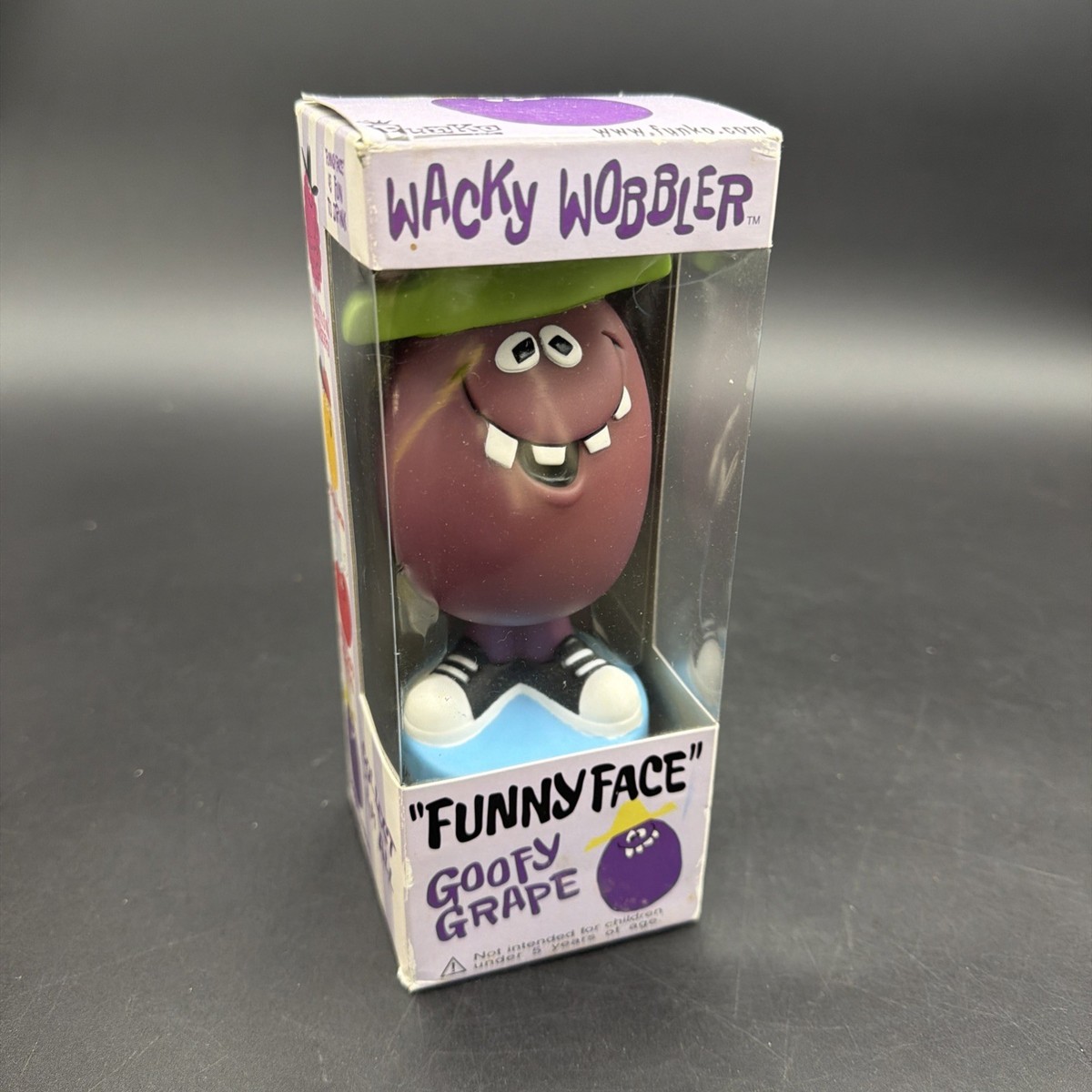 Funko Funny Face Goofy Grape Wacky Wobbler Bobblehead for sale