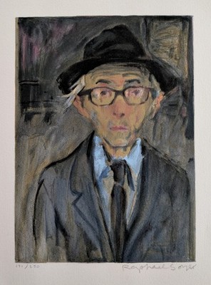 Soyer, Raphael (1899-1987) Self-Portrait, Pencil Signed Lithograph ed. 250