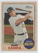 2017 Topps Heritage High Number Mark Canha #607 13q7