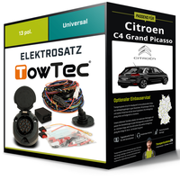 Elektrosatz 13-Pol Universell für Citroen C4 Grand Picasso 10.2006-08.2013 NEU