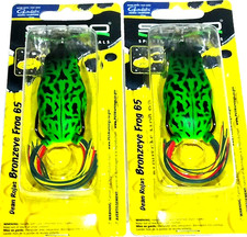 SPRO Dean Rojas Bronzeye Frog 65 Topwater Frog  (Lot of 2-Amazon)