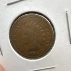 1869 Indian Head Small Cent BN Bronze Business Strike Philadelphia KM#90